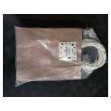 UNIQOOO 9.5 Rose Gold Pink Glitter Kraft Paper Gift Bags For Wedding | Thank You Bag Favor Bags For Bridal Shower, Baby Shower, Valentine