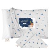 KeaBabies Toddler Pillowcase 13x18 - Organic Cotton Toddler Pillowcase for Kids, Boys, Girls, Soft & Durable Cotton Cover for Miniature Sleepy Pillows, Cute Colors, Pillow Sold Separately (Cosmo)