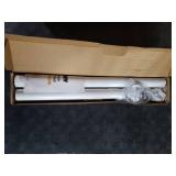 Closet Rods for Hanging Clothes, 17 to 69 Inch Heavy Duty Stepless Adjustable Closet Hanging Rod, 1.3 Inch Diameter Metal Closet Rod for Wardrobes Laundry Bedroom RV, White