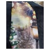 Allenjoy 7x5ft Winter Forest Landscape Photography Backdrop Glitter Spot Xmas Green Pine Trees Snowy Wonderland Background for Christmas New Year Party Decor Banner Portrait Photo Booth Props