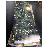 Allenjoy 7x5ft Winter Forest Landscape Photography Backdrop Glitter Spot Xmas Green Pine Trees Snowy Wonderland Background for Christmas New Year Party Decor Banner Portrait Photo Booth Props