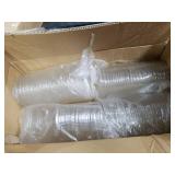 200 Pcs Clear Plastic Flat Lids, 3.9 Inch Disposable Cup Lids with Straw Slot, Fits 12, 16, 20, 24 Oz Cups for Iced Coffee Party Supplies
