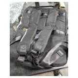 BERTASCHE Lunch Backpack for Women, 15.6 Inch Laptop Backpack with Insulated Cooler Lunch box, Work Backpack for Teacher Nurse Travel College Picnic, Black-Beige