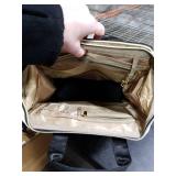 BERTASCHE Lunch Backpack for Women, 15.6 Inch Laptop Backpack with Insulated Cooler Lunch box, Work Backpack for Teacher Nurse Travel College Picnic, Black-Beige