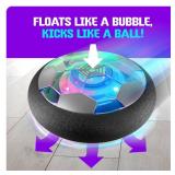 Ninja Blast Hover Soccer Light-Up Ball, Birthday Gift for Boys, Indoor Toy Games, Kids Gifts for Age 5, 6, 7, 8, 9, 10, 11, 12 Years Old, Boy Toys for Age 3 Years and Up.