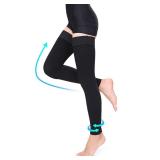Thigh High Compression Stockings Women 30-40mmHg Sleeve Footless Socks Varicose