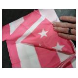 WEENEO Pink American Flag Tapestry Wall Hanging 60 x 40 Inch Funny Light Pink Striped Backdrop Poster for Home College Party Decor,Vivid Color Flag Backgrounds Tapestries for Outdoor Indoor Photoshoot