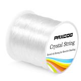 Paxcoo 0.8mm Elastic String, Stretchy Bracelet String Crystal String Bead Cord for Bracelet, Beading and Jewelry Making (120 m)