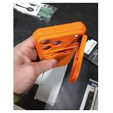 SSLOTSCASE for iPhone 17 Pro Max Case with 2X Privacy Screen Protector, Credit Card Holder & Stand & Slide Lens Cover & Kickstand, Military-Grade Heavy Duty Phone Cover for iPhone 17 Pro Max, Orange