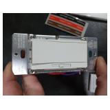 BESTTEN 0-10V Dimmer Light Switch, Super Slim Low Voltage Dimmer Switch for Dimmable LED Lights, Single-Pole or 3-Way, Screwless Wallplate Included, ETL Listed, White