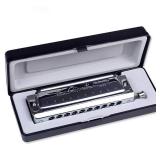 Swan SW1040 10 Hole 40 Tone C Key Chromatic Harmonica Adult Students Beginners Entry Professional Playing Variable Tone Instrument