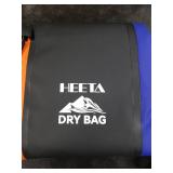 HEETA Dry Bags Waterproof Backpack 40L for Men & Women, Roll Top Heavy Duty Cushioned Hiking Backpack for Kayaking Boating Paddle Boarding Travel Camping Beach Vacation Cruise Ship Essentials, Blue