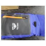 HEETA Dry Bags Waterproof Backpack 40L for Men & Women, Roll Top Heavy Duty Cushioned Hiking Backpack for Kayaking Boating Paddle Boarding Travel Camping Beach Vacation Cruise Ship Essentials, Blue