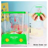 Gejoy 4 Pieces Water Games Handheld Easter Basket Stuffers for Kids Water Ring Toss Handheld Game Mini Retro Pastime Car Toys Fidget Autism Toys for Easter Children Boys Girls Birthday(Chic Style)