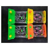 Gejoy 4 Pieces Water Games Handheld Easter Basket Stuffers for Kids Water Ring Toss Handheld Game Mini Retro Pastime Car Toys Fidget Autism Toys for Easter Children Boys Girls Birthday(Chic Style)