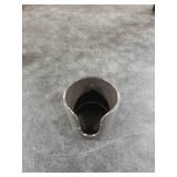 Ceramic Bathroom Cup Dispenser, 3 oz 4 oz Disposable Cups Holder, Small Mouthwash Cup Dispenser (Black) cracked on the inside