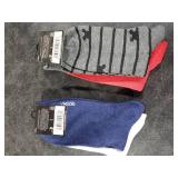 Disney Mickey Mouse Socks for Men - Mickey Mouse Apparel Bundle with 4 Pairs of Mickey Mouse Crew Socks Size 6-12 Plus Stickers, More| Mickey Crew Socks for Adults