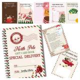 Zhanmai Gift Card Book for Christmas 5 x 7 Inch Gift Card Holder Notebook Spiral Bound Christmas Keepsake Holiday Presents for Her Him Family Daughter Son Friends Classmates Students Colleagues