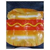 10Pcs BBQ Party Balloons,Food Themed Foil Balloons Hot Dog Hamburger Ketchup French fries Mustard Bottle for Picnic Snacks Baby Shower Birthday Party Decorations Supplies