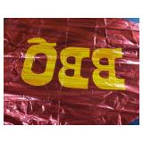 10Pcs BBQ Party Balloons,Food Themed Foil Balloons Hot Dog Hamburger Ketchup French fries Mustard Bottle for Picnic Snacks Baby Shower Birthday Party Decorations Supplies