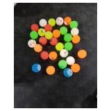 Junkin Christmas Bouncy Balls Colorful Glow in The Dark Rubber Balls 1.25 Inch Small Bounce Ball Snowman Snowflake Bouncing Ball for Christmas Party Favor Basket Stuffers(Snowman)
