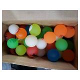 Junkin Christmas Bouncy Balls Colorful Glow in The Dark Rubber Balls 1.25 Inch Small Bounce Ball Snowman Snowflake Bouncing Ball for Christmas Party Favor Basket Stuffers(Snowman)