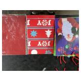 JOYIN Christmas Bags with Tissue Papers and Tag, Assorted Sizes Set for Wrapping Xmas Holiday Presents, Thanksgiving Gift Decoration, Present Wrapping, School Classrooms, Party Favors