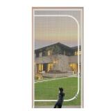 QWR Reinforced Cat Screen Door,Fits Door Opening Size 32