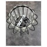 YYJLX Indoor Motion Sensor Ceiling Light Fixture Modern Cryatal Semi Flush Mount Ceiling Light Black Ovrehead Light Fixture for Porch Hallway Front Entryway Kitchen Hall Garage.