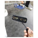 HDMI Splitter 1 in 2 Out, 4K HDMI Splitter for Dual Monitors Duplicate,Support1080P/4k30/60 /3D,Copy The Same Signal Source to Both displays