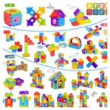 FUBAODA Building Blocks for Toddlers & Kids Toy Building Sets STEM Building Toys Interlocking Building Blocks for Toddlers and Kids