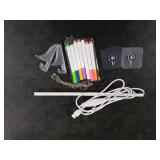 Lumiboard LED Drawing Board, LED Note Board, Acrylic Dry Erase Glowboard with 4 Modes & 7 Colors Light, Include Adapter, Led Doodle Board for Kids, Halloween or Christmas Decorations (Small)