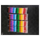 Leinuosen 24 Pieces Colorful Stacking Crayons Stackable Buildable Crayons for School Office Supplies, 12 Colors