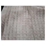 Aucrovee Velvet Washable Couch Cover for Pets Dogs, Non Slip Sectional Sofa Covers for 3 Cushion Couch Sofa L Sharped Sofa Slipcovers, Furniture Protector (1 PCS 36x70, Khaki)