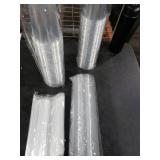 Lamosi Pack 20 oz Clear Plastic Cups with Lids and Straws, Disposable Iced Coffee Cups with Lids for To-Go Cold Drinks, Smoothies and Slushie