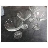 Zwiesel Glas Echo Crystal Martini Glass, 6 Ounce (Set of 4) ONE BROKEN