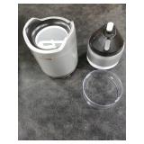 BRIOBITE Ice Cream Maker Machine Premium Electric Mini Maker Machine with Low-Noise Operation, Rechargeable,Perfect for Gelato, Sorbet & Frozen Yogurt, Easy to Clean,Silver