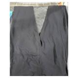 CHICME Women Off Shoulder Long Sleeve Black Jumpsuit Floral Embroidery Lace Overalls Casual Wide Leg Rompers with Belt Black-S