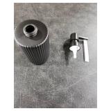 VIMERPA Black Soap Dispenser, 11 fl oz Hand Soap Dispensers for Bathroom, Matte Black Ribbed Glass Dish Soap Dispenser for Kitchen with Pump, Modern Refillable Liquid Soap Pump Bottle