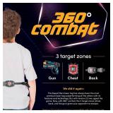 Squad Hero Rechargeable Laser Tag 360° Sensors + LCDs - Set of 4 - Easter Gift Ideas for Kids Teens and Adults Boys & Girls Family Fun - Cool Teenage Lazer Group Activity, Teen Gifts Ages 8+ Year