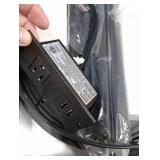 DGSANDGO Side Table with Charging Station,Side Tables Living Room,Nightstand with USB Ports and Outlets,Samll End Table for Small Space,Living Room,Bedroom, Nursery,(1PC,Black)