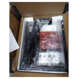 Huuger Nightstand with Charging Station, 27.6 Inch Bedside Table with Fabric Drawers, End Table with USB Ports and Outlets, Night Stand for Bedroom, Rustic Brown