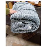 Bedsure GentleSoft Electric Blanket Full Size - Soft Ribbed Flannel Heated Blanket with 6 Heat Levels, Heating with 10 Time Settings, 8 hrs Timer Auto Shut Off, Gifts for Grandma (72x84 inches, Grey)