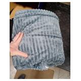 Bedsure GentleSoft Electric Blanket Full Size - Soft Ribbed Flannel Heated Blanket with 6 Heat Levels, Heating with 10 Time Settings, 8 hrs Timer Auto Shut Off, Gifts for Grandma (72x84 inches, Grey)