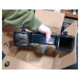 REYSUN 864131 Dual Hitch Receiver with 7-1/2 inch Rise/Drop, Receiver Hitch Extension with Hitch Pin & Clip, Fits 2 inch Hitch Receiver