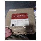 Mellanni Extra Deep California King Sheets - 4 PC Iconic Collection Bedding - Hotel Luxury, Ultra Soft, Cooling Bed Sheets - Wrinkle, Fade, Stain Resistant (Cal King, Tan)