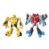 Transformers Toys Heroes and Villains Bumblebee and Starscream 2-Pack Action Figures - for Kids Ages 6 and Up, 7-inch (Amazon Exclusive)