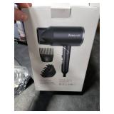 Annlary Hair Dryer with Comb | 1800W Blow Dryer with Diffuser for Curly Hair | Plasma Ionic Hairdryer for Frizz Control | Foldable & Protable Design for Travel | 6.5 ft ALCI Cord for Women and Men