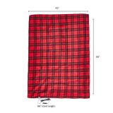 Heated Car Blanket - 12-Volt Electric Blanket for Car, Truck, SUV, or RV - Portable Heated Throw - Camping Essentials by Stalwart (Red Plaid)