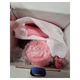 Yarn Winder, Electric Yarn Ball Winder for Crocheting, Efficiently Cake with Strong Tension Adjustable Speed Up to 13 oz, Automatic Spinner Wool for Knitting Enthusiast (Pink)